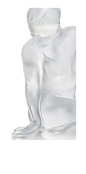 Flore sculpture in clear crystal - Lalique